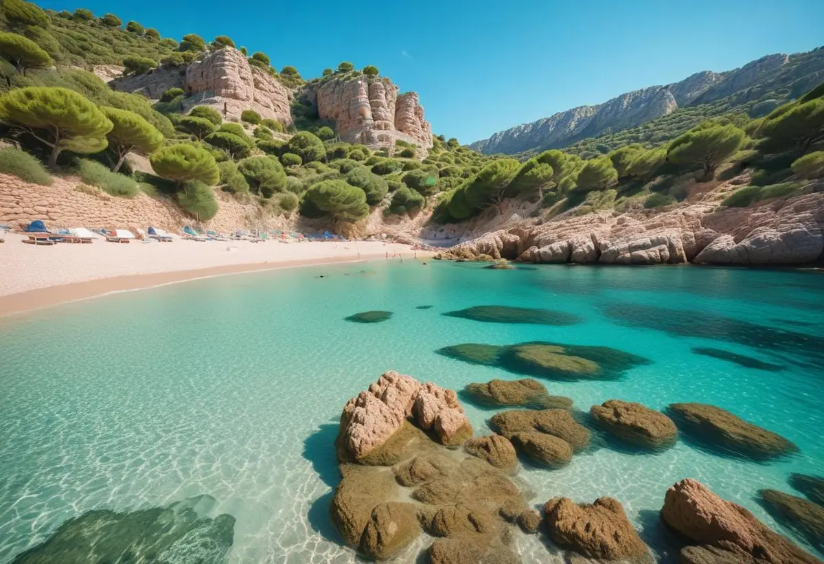 Upptäck charmiga Cala Deia – en gömd pärla på Mallorca illustration