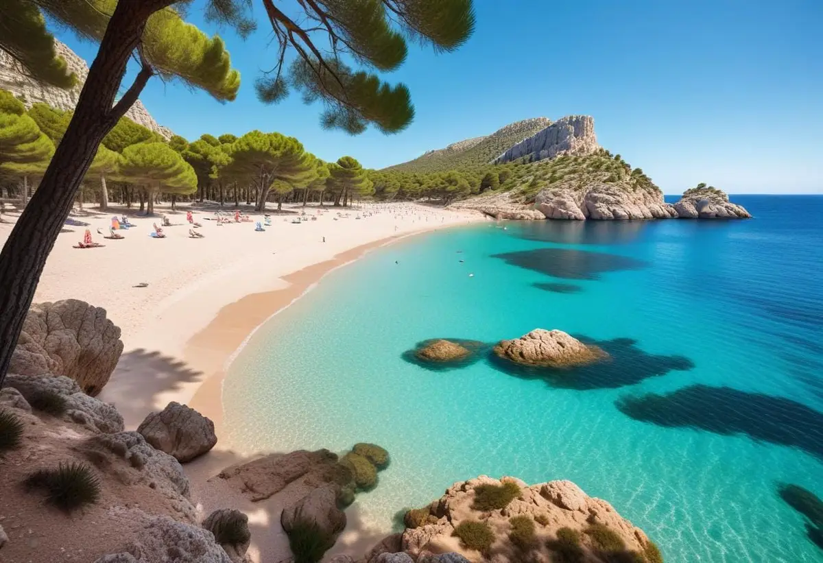 Upptäck den dolda pärlan Cala Formentor på Mallorca illustration