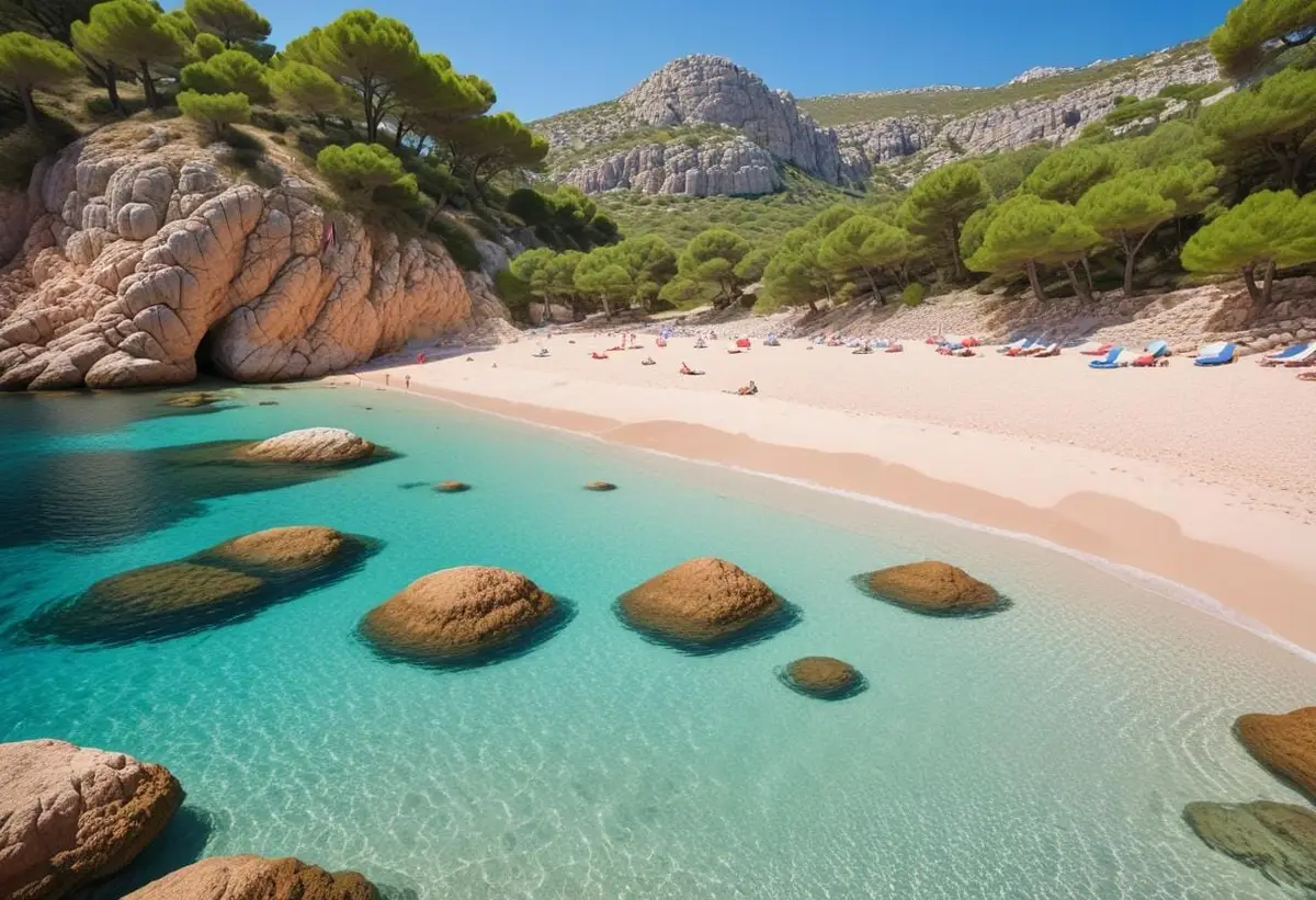 Upptäck den dolda skönheten vid Cala Murta illustration