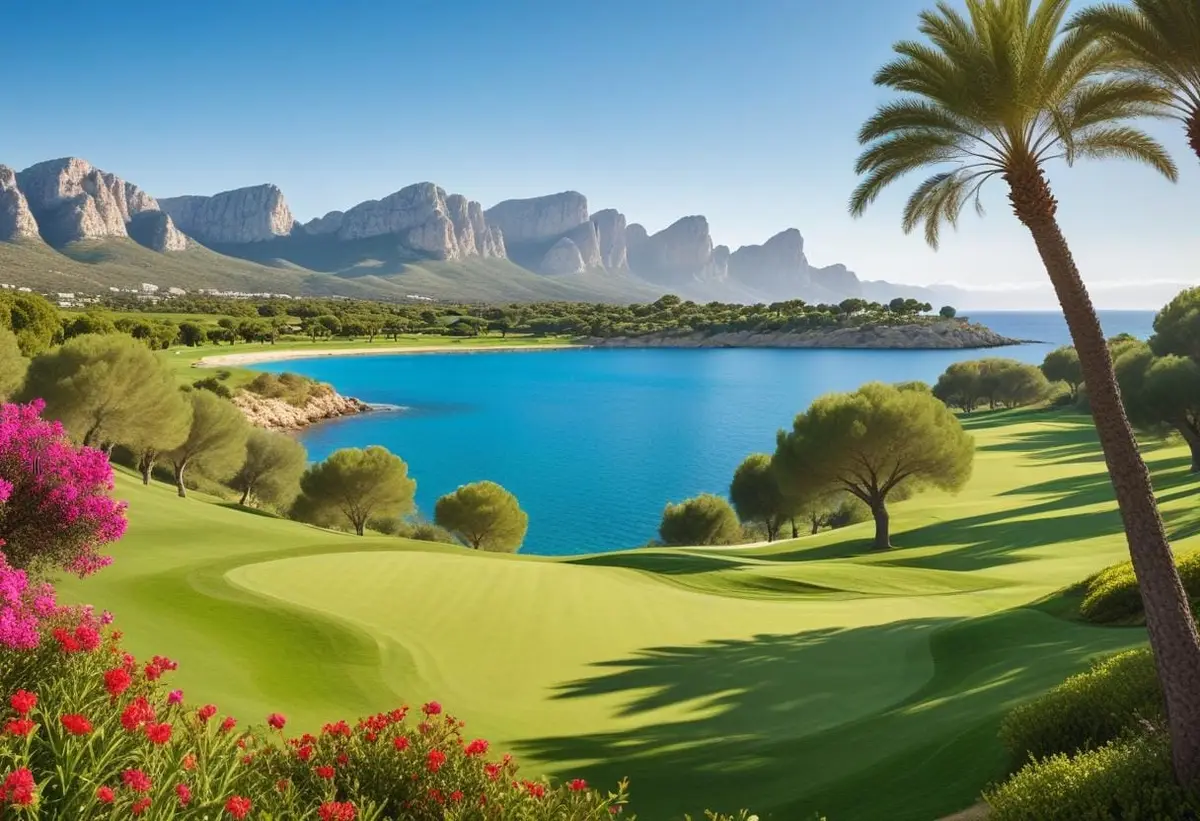 Upplev golfglädje på underbara Mallorca illustration