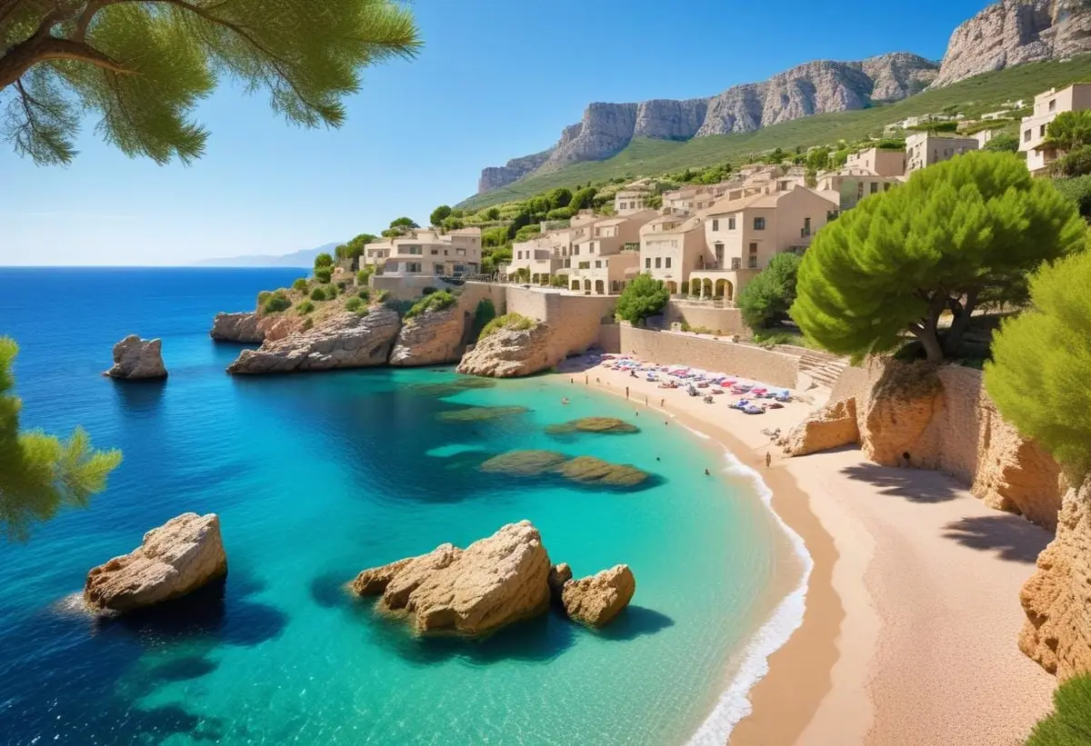 Hitta din drömfastighet med mäklare på Mallorca illustration