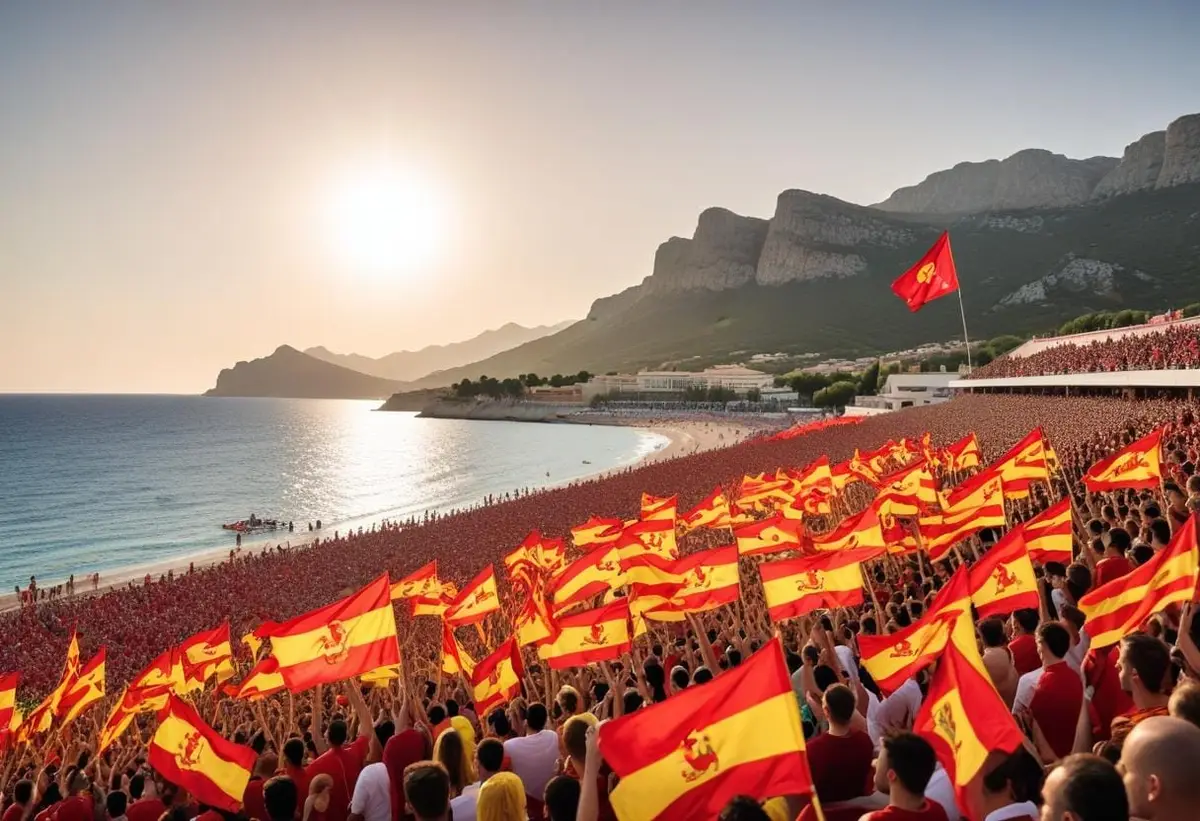Upptäck Mallorca fotboll och dess glädjeämnen! illustration
